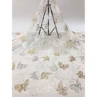Lovely Wedding Bead Embroidery Fabric For Dresses
