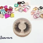 Eyelashes Label Eyelashes 5D Mink Eye Lashes Boxes Custom Designing Make Up Design Private Label 25Mm Mink Eyelashes
