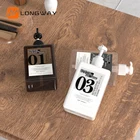 Packaging Liquid Petg Foam Bottles High Quality Lotion Packaging PETG Plastic Square Hand Soap Foam Pump Bottle 280ml For Shampoo Liquid Detergent Cosmetic