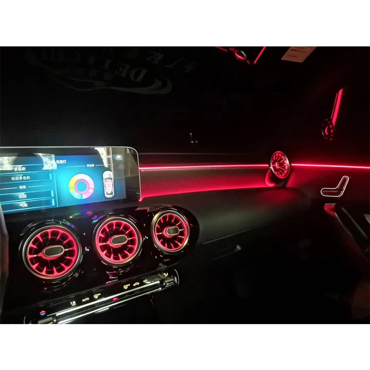 zal ik doen Darmen kussen Automobile Air Conditioning Turbine Vent Outlet Ambient Led Light  Atmosphere Car Interior Ambient Lights For Mercedes-benz W177 - Buy Car  Accessory Interior Decoration Light,Car Interior Decorative Led Lights,Car  Air Conditioning System Lights