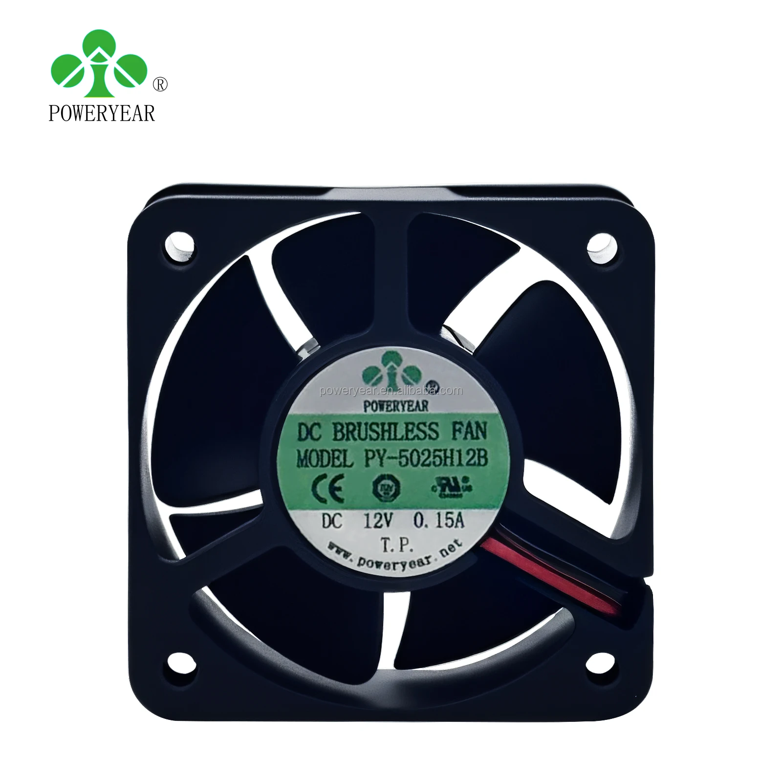 High Speed Pwm Fan, POWERYEAR, 50x50x25mm, 5v, 50mm - detail 2