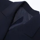 Coat Down Coat Huiquan Breathable Full Lining Trench Double-breasted Navy Blue Woman Long Coat