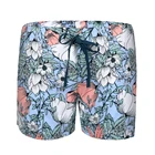 Custom Logo New Designer Famous Brands Style Quick Dry Water Proof 100% Polyester Sublimated Women Sexy Beach Short