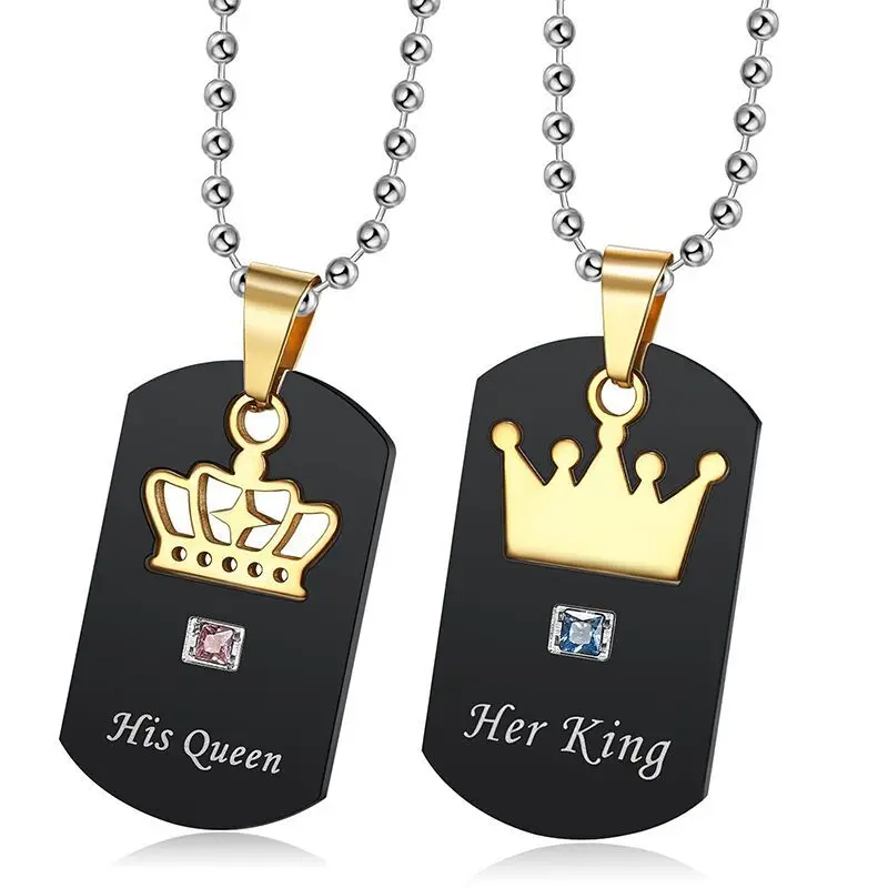 Queen Pendant Necklace For Valentines 