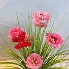 Plants Chrysanthemum Artificial Plants Chrysanthemum Artificial Flower Narcissus Column Home Decorations