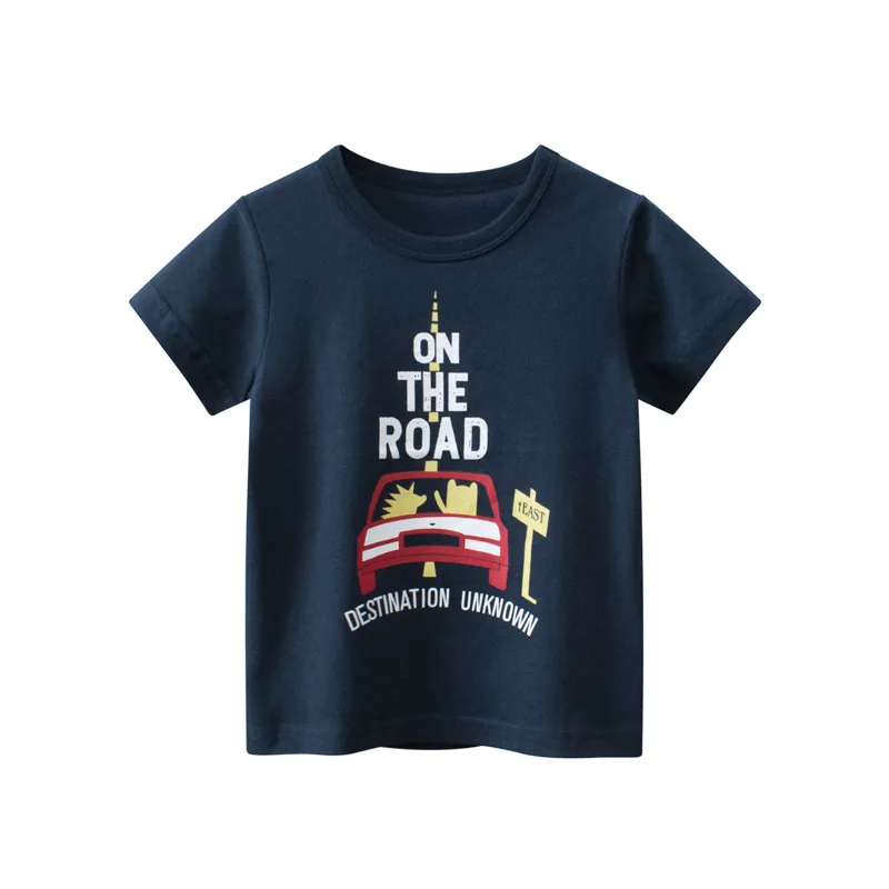 Amazon Essentials Boys and Toddlers' Short-Sleeve T-Shirts (Previously Spotted Zebra) Multipacks