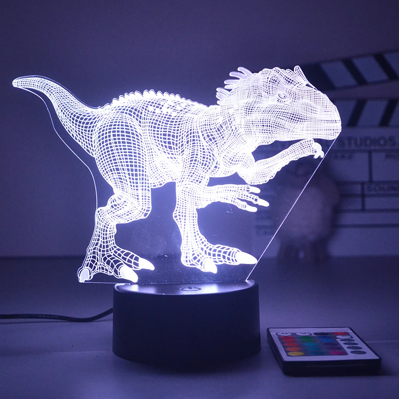 3d night light dinosaur