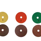 Wet Air Polisher 100mm 3 Step Wet Stone Diamond Polishing Pads Used For Angle Grinder And Air Polisher 4 Inch