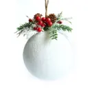 Christmas Ornament New Decorative Hanging Christmas Ornament White Xmas Mistletoe Ball