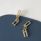 Earrings Copper 2020 Euramerican Fashion Style U Chain Earrings Made Of Copper Jewelry
