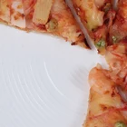 Ceramic Modern Round Shape Pizza Serving Plate Porcelain Ceramic White Pizza Plate Restaurant
