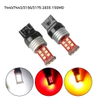 Stop Good Quality T20 T25 Ba15s Ba15d 2835 15 Smd Car Brake Light Reverse Stop Light Brake Lights 24v