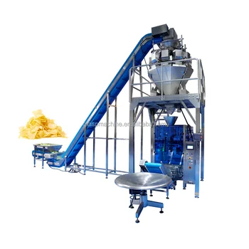 Hot Sale Excellent High Speed Combined Head Weigher Filling Potato Chips Food Packing Machinery