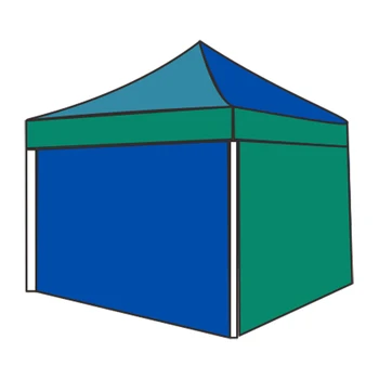 Industrial commercial gazebo tent 3 x 6 with sidewall for europe market trade show ten