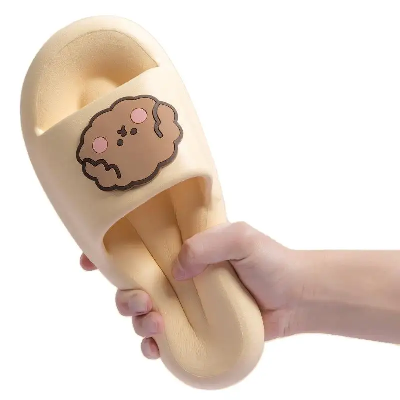 Fashion EVA Foam Super Soft Non-Slip Thick Sole Open Toe home slippers for Women shower bathroom Slippers