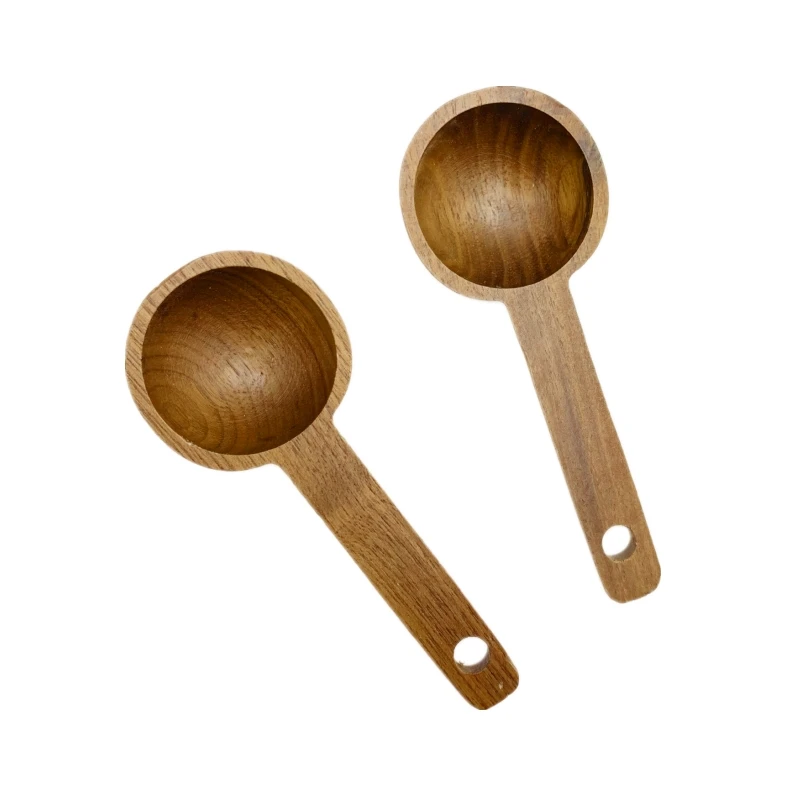 Kitchen Utensil Accessories bamboo tea coffee Scoop Seasoning Tableware Wooden Mini Child Measuring Spoon