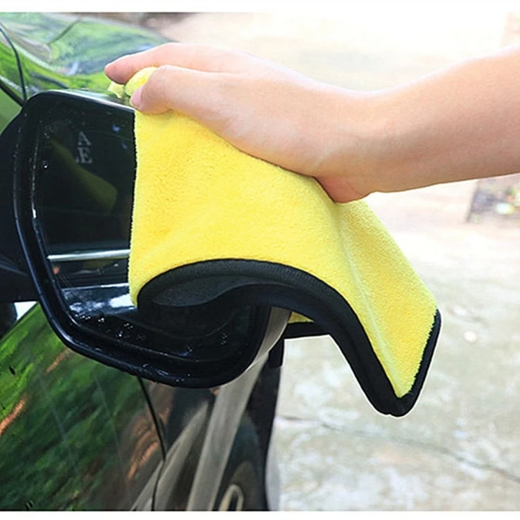 Extra thick car wash microfiber towels super absorbent car cleaning cloths