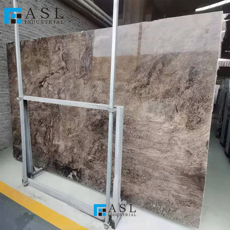 Moon Valley manufacturers direct gray marble natural imported stone custom background wall staircase