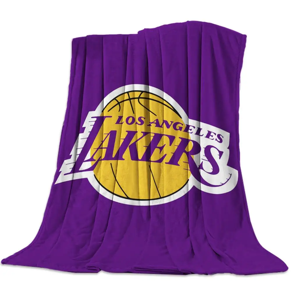 Sleep Squad Los Angeles Lakers LeBron James 60” x 80” Raschel