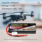 Good Price High Capacity Lightest Weight 5200mah 5.2ah 14.8v 50c Rc Lipo Battery For Rc Heli