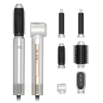 Salon Negative Ion automatic curling iron Brush Professional Straightener Comb Electric Hair Blow Dryer Brush