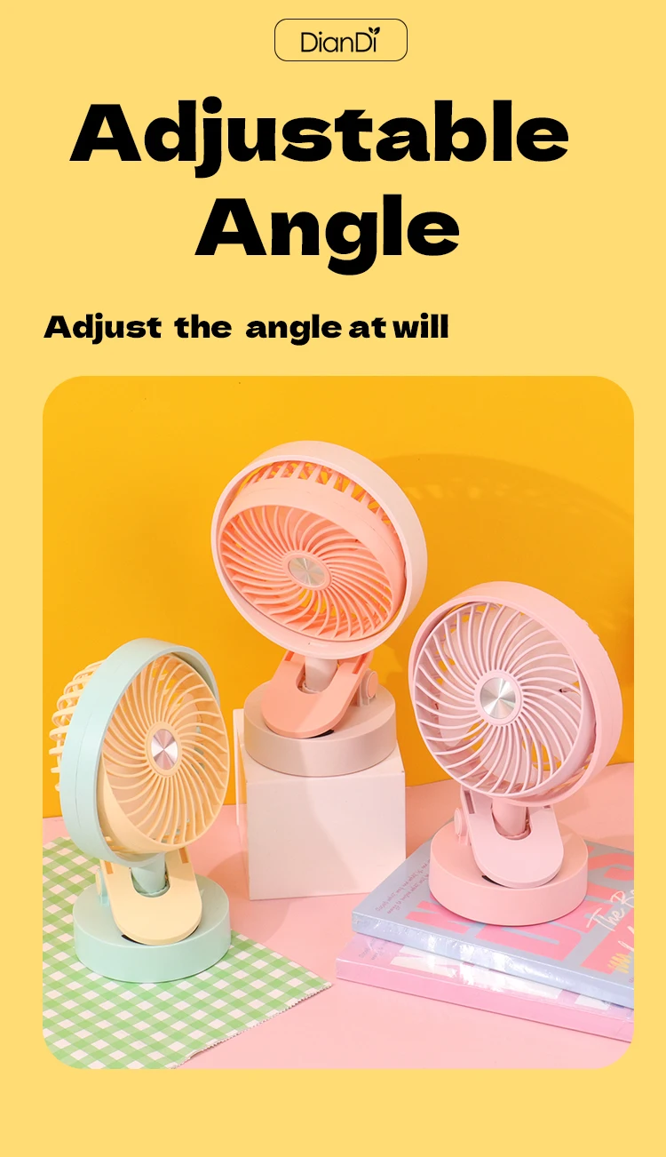 Usb Charging Clip Fan, DD8019T, Portable - detail 18