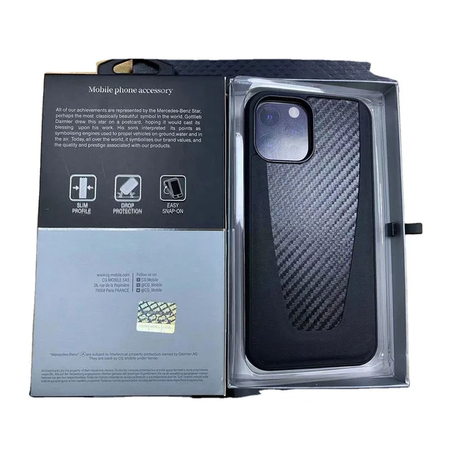 Case For 23 Ultra Car Logo Genuine Leather Embossed Phone Case For 15 14 13 12 11 Pro Max