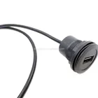 High Quality Car Automotive Panel Mount Waterproof Cable Flush Joint USB 2.0 Cables