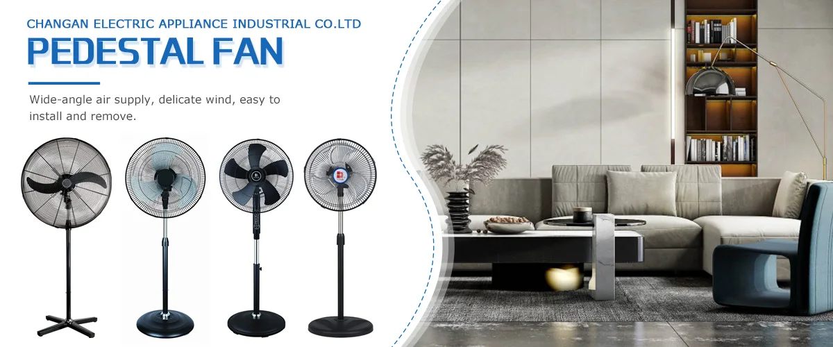 Pedestal Fan, Portable, 90, Metal - detail 2
