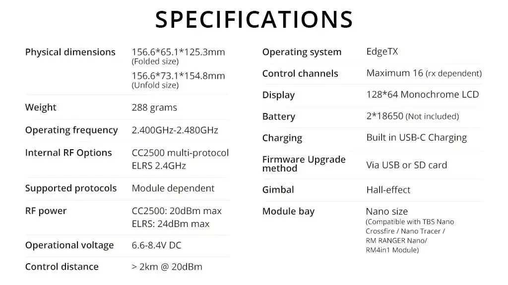 Radiomaster Pocket 2.4GHz CC2500/ELRS Portable Small Size Foldable Antenna Remote Control for Fpv Drone Racing Car 14