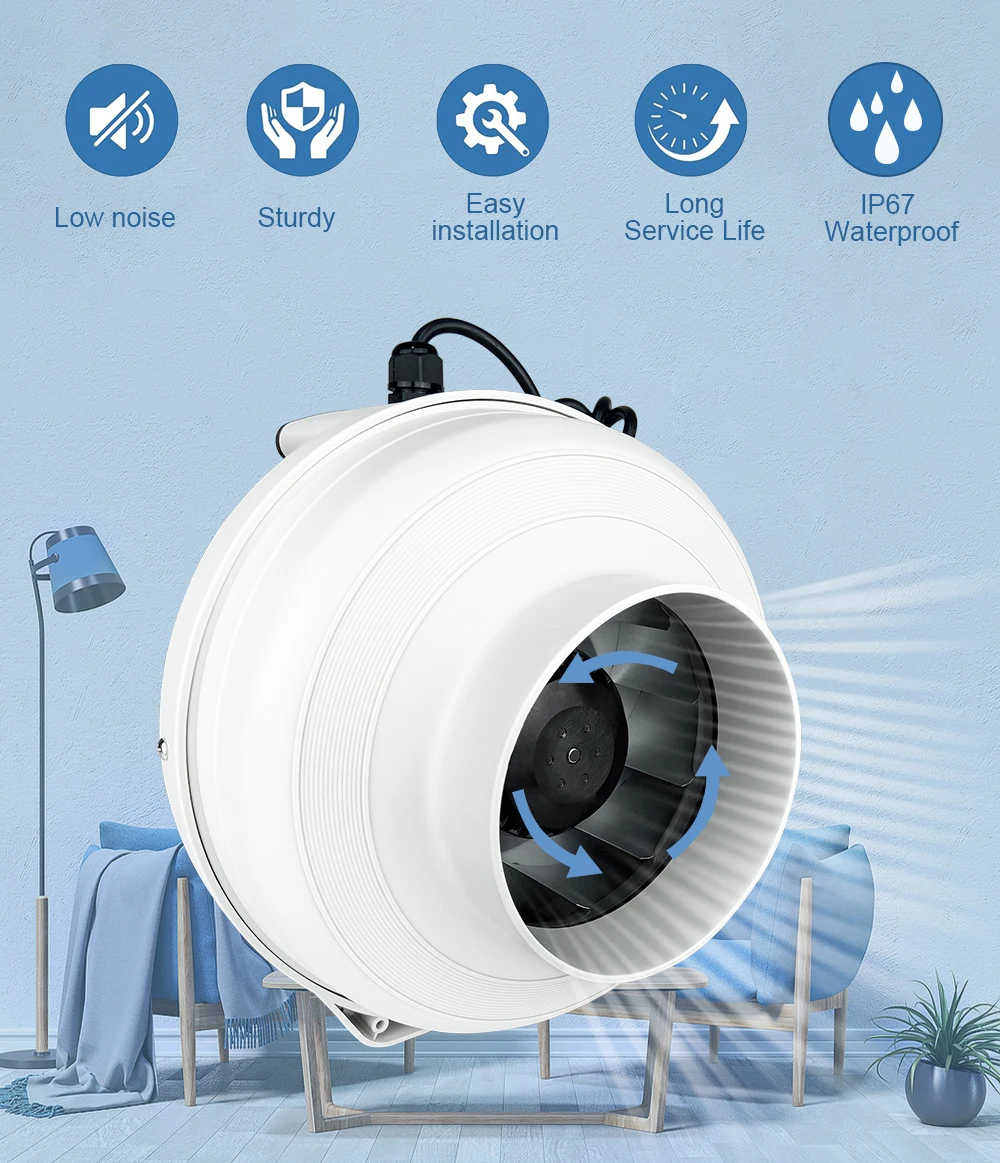 Air Flow Air Extractor, DCFAIR, Plastic, HAVC - detail 22