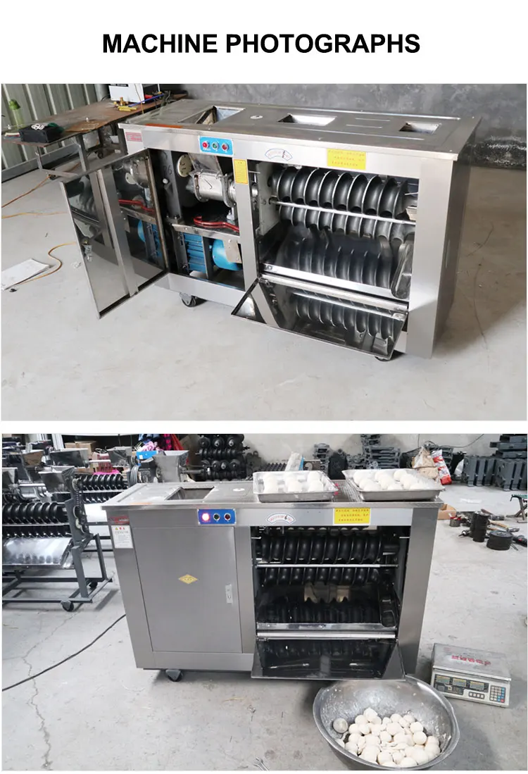 Automatic Small Dough Ball Cutter Pizza Bread Burguer Bread Dough Divider Rounder Machine manufacture