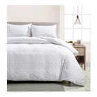 Bedding Set Tufted Carved Pile Duvet Cover Super Soft King Solid Color Bedding Set Quilt Cover