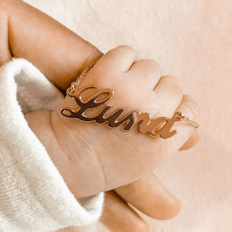 2021 Custom Name Baby Girl Choker 