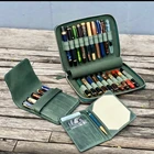 Factory Custom High End Leather Gift Set Pen Case A5 Journal Leather Journal