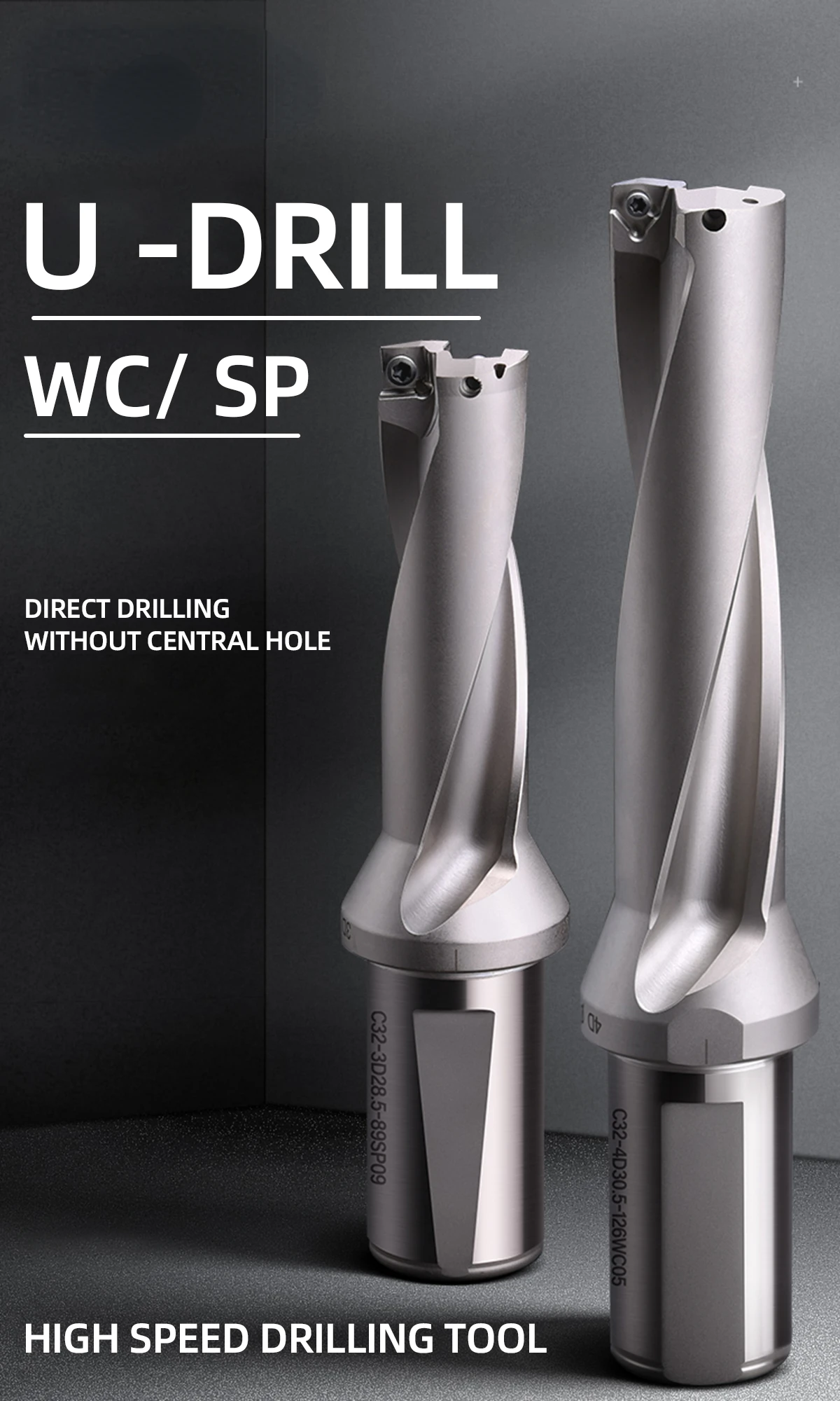 Cnc Milling Tool Drill Bits Indexable High Speed D D D D Carbide