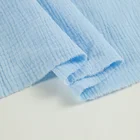 Fabric Cotton Shirt Fabric Double Layer Cotton Crepe Fabric Gauze For Shirt Baby Blanket Dress Fabric