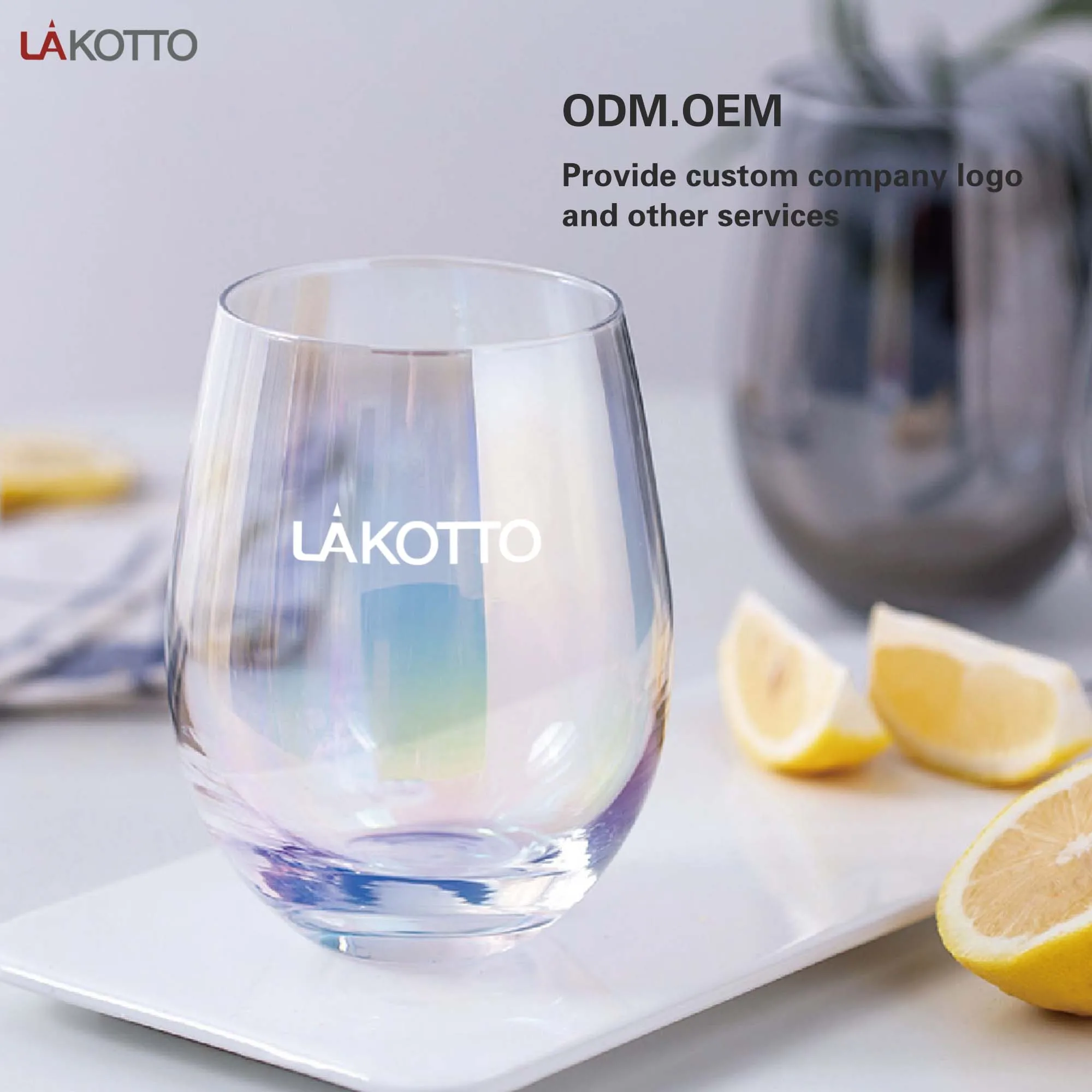 Wholesale Hot Selling Fashion Luxury Electroplated Full Colour Glass Tumbler Glass Cup for Wine