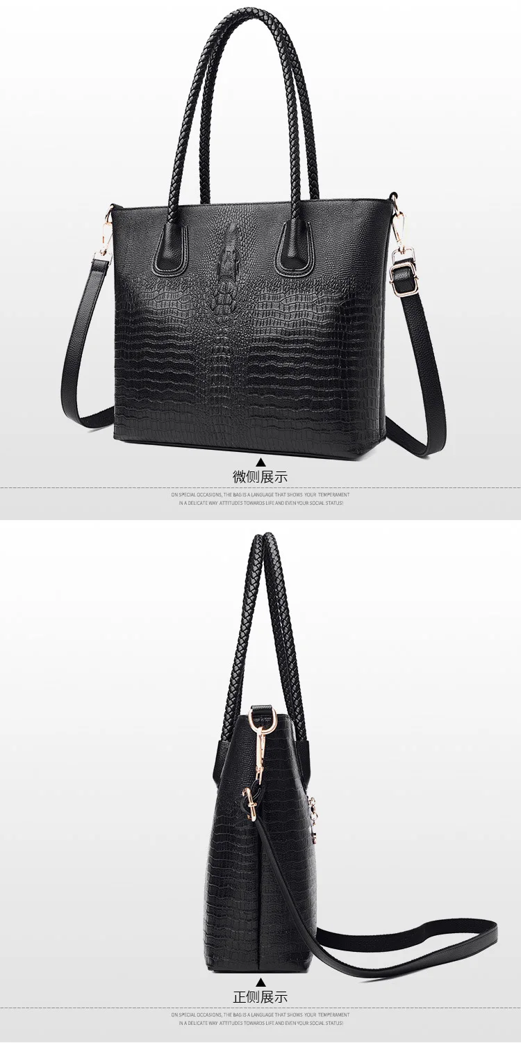 Factory Wholesale Fashion Big Stylish Handbags Ladies Big Shoulder Bag Shoulder PU Women Leather Hand Bags Luxury