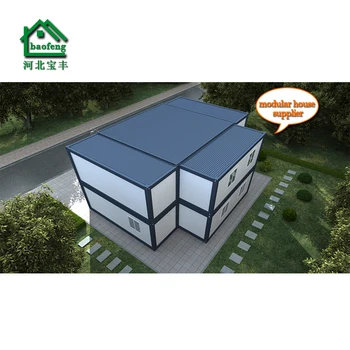 Manufacture hot sale container house with plans with 3 bedrooms prefabricated houses in china