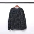 Fleece Sweatshirt New Trendy Style Polyester Custom Camouflage Printing Fleece Sweatshirt Women