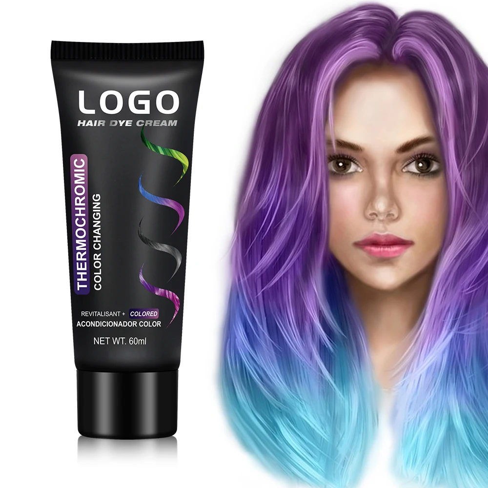 Private Label Temporary Hair Dye Changing Dye Hair Color Cream Low Moq  Thermo Dye Hot Sale Hair Color - Buy Hair Dye,Hair Color,Hair Color Cream  Product on 