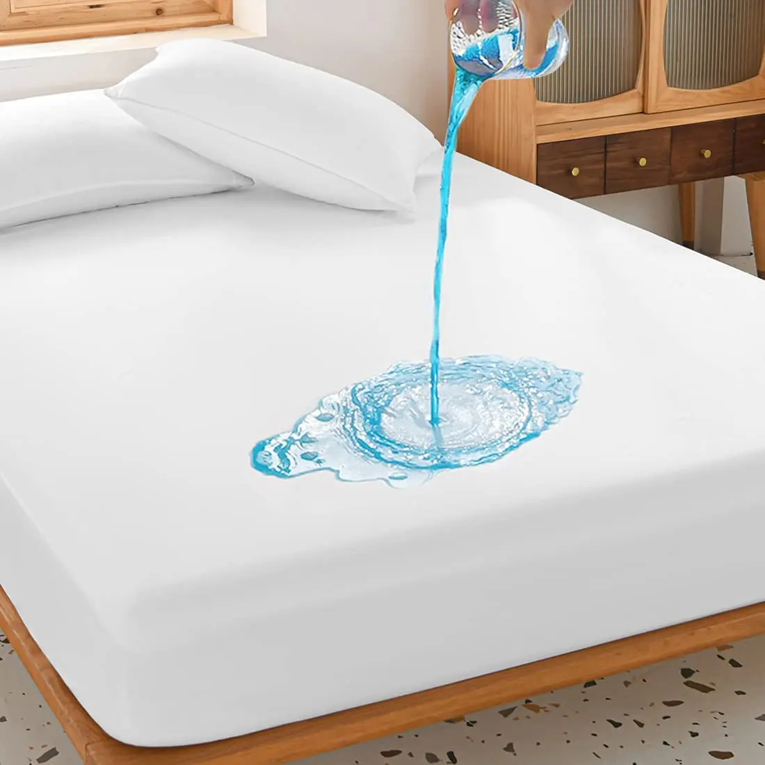 waterproof mattress pad for hospital bed