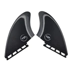 Single Tab Fiberglass Keel Twin Fin Surfboard Fins