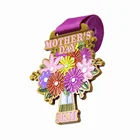 Mother's Wholesale Mother's Day Medals Custom Flower Run Medal
