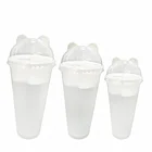 90 Mm WHOLESALE 90 MM Cup Use With Clever Ear Dome PET Material Disposable Plastic Lid