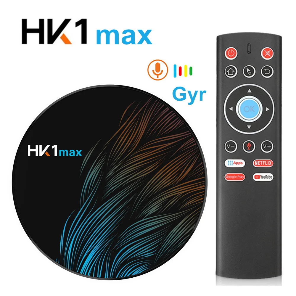 4K HDMI DLNA 3D Febelle HK1 MAX Android 9.0 TV Box RK3318 Quad-Core Dual WiFi 2.4G/5G Bluetooth BT 4.0 Ethernet H.265 USB 3.0 4G+32G 
