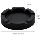Ashtray Custom Logo Silicone Ash Tray Large Unbreakable Big Square Outdoor Silicone Cigar Ashtray