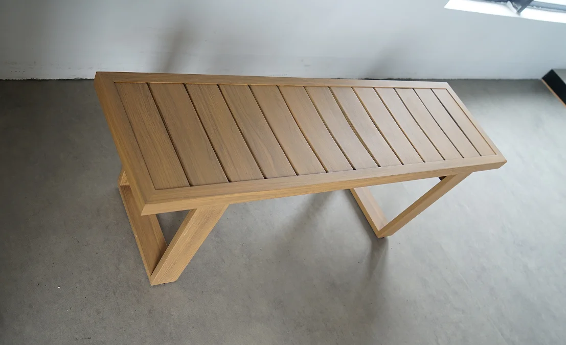 product aluminum outdoor table and chairs garden chair dining set outdoor courtyard barbecue table chair-7