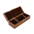 Wine Hot Sell Universal Brown Leather Box Wine Opener Corkscrew Gift Set